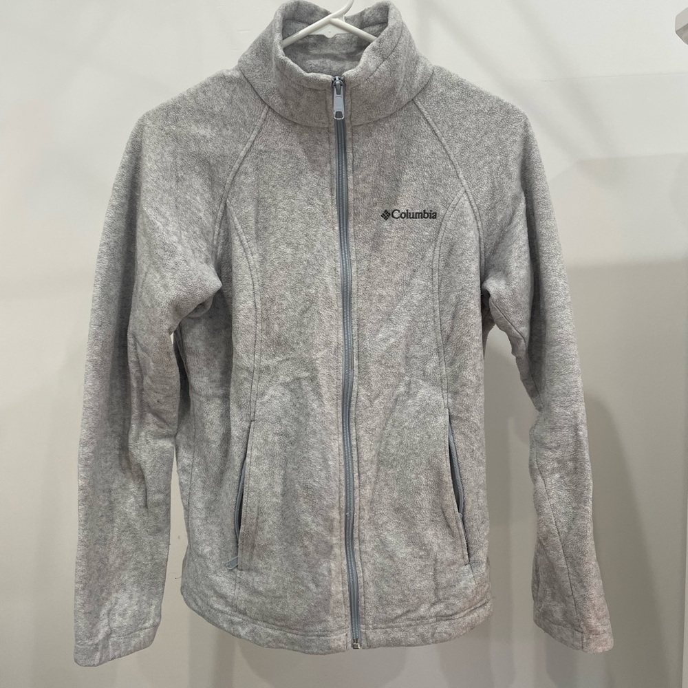 Columbia Gray Full-Zip Jacket